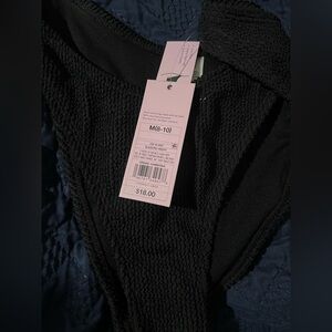 Target Black Textured Swim bottom